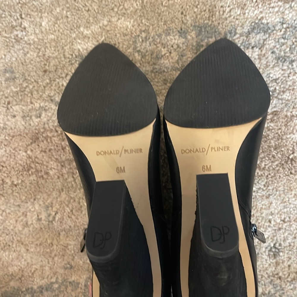 Donald J Pliner Black Velle Western Booties - Picture 11 of 11